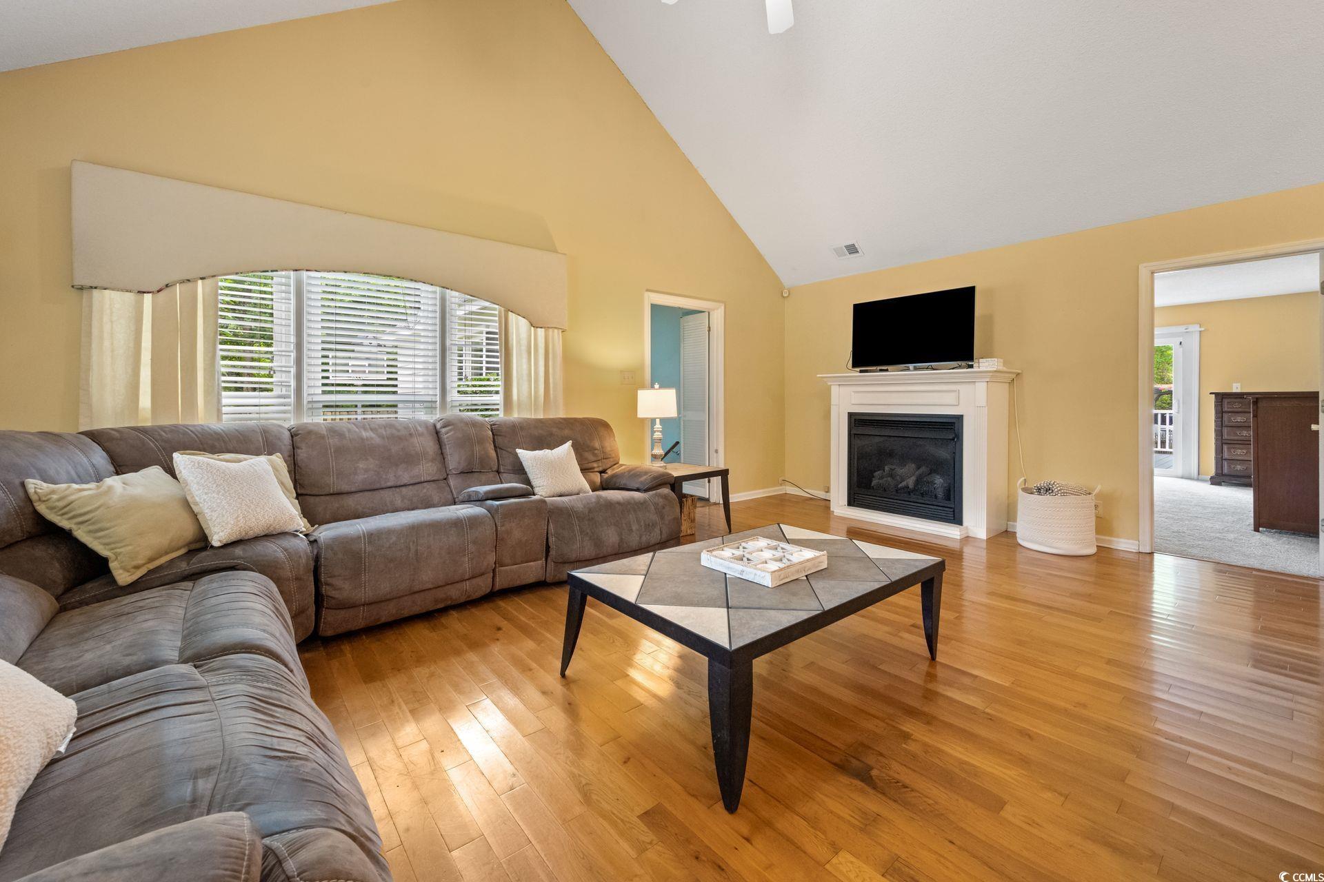 33 Great Lakes Road Pawleys Island, SC 29585 - Photo 10 of 30 Living room with light hardwood / wood-style floor