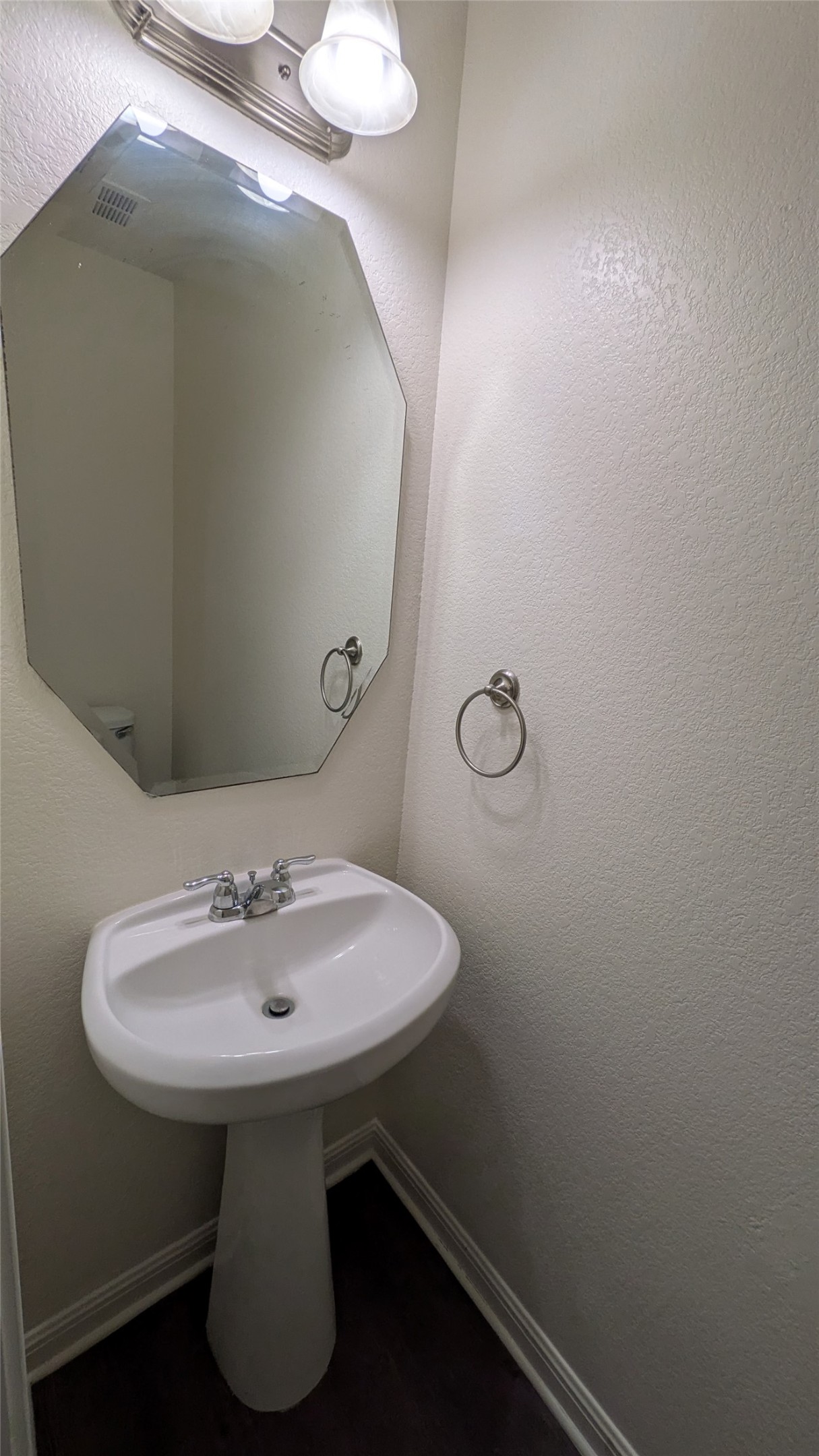 262 Trestle Tree San Marcos, TX 78666 - Photo 7 of 18 a bathroom with a sink and a mirror