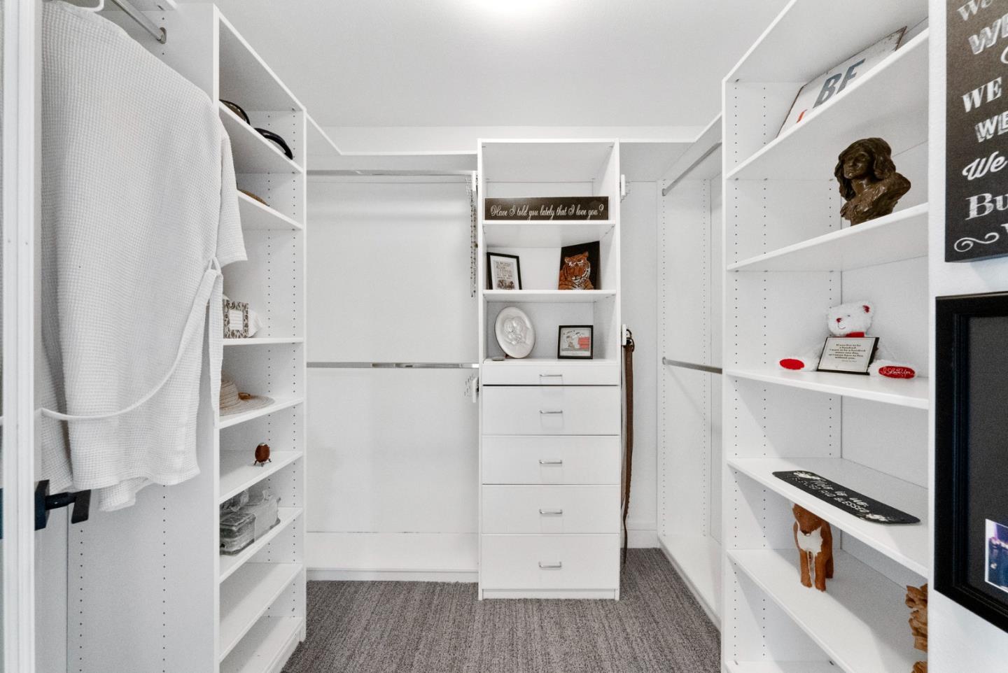 120 Harrison Avenue Campbell, CA 95008 - Photo 17 of 48 a view of walk in closet with clothes and shoes