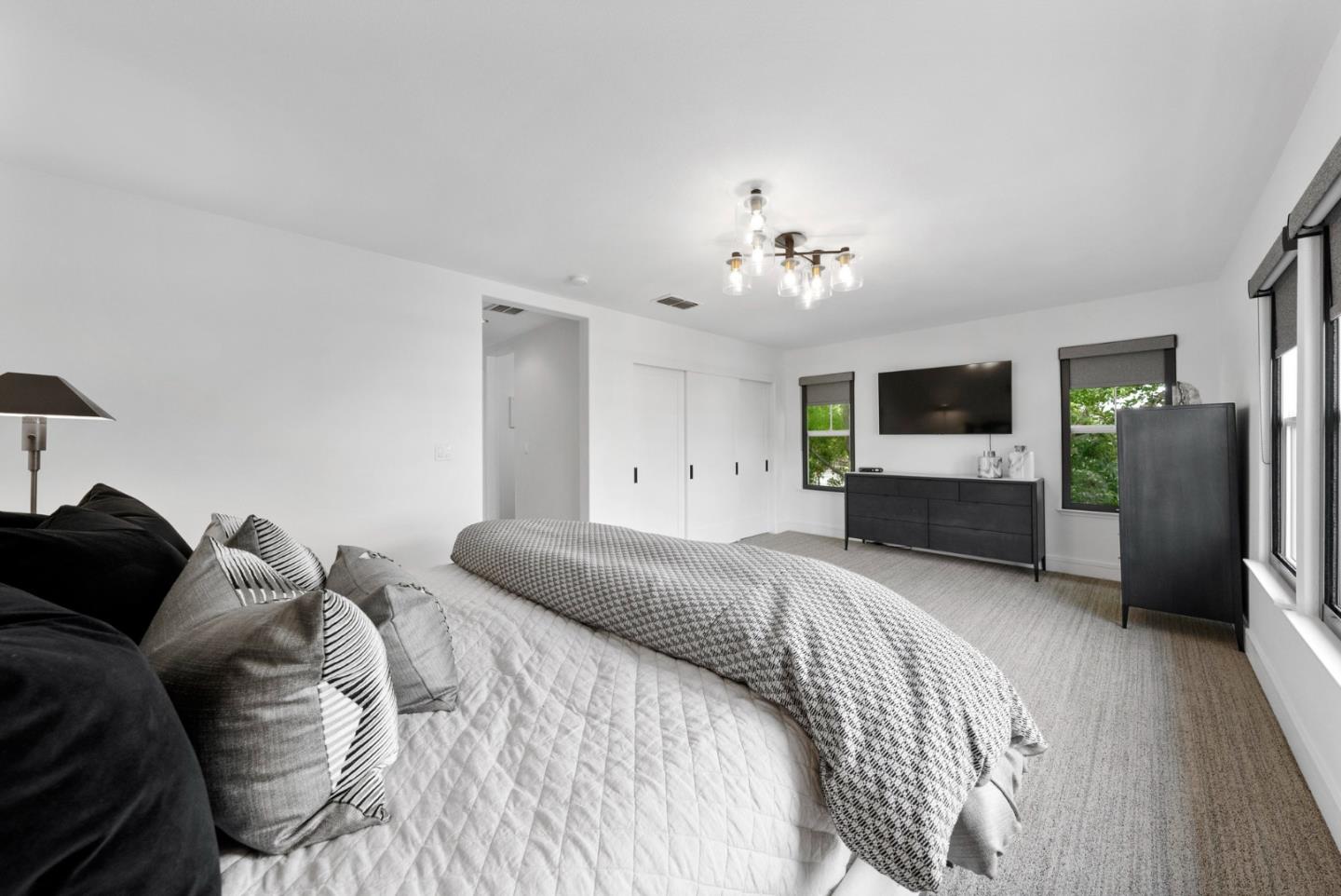 120 Harrison Avenue Campbell, CA 95008 - Photo 22 of 48 a bed room with a bed and a television