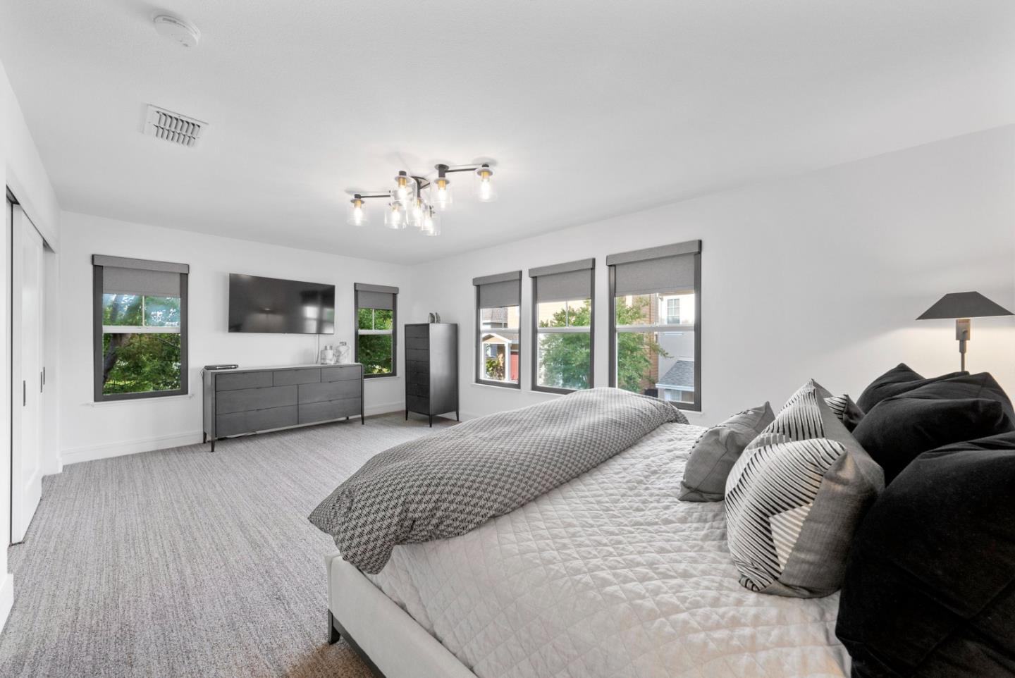 120 Harrison Avenue Campbell, CA 95008 - Photo 23 of 48 a bedroom with a large bed and a window