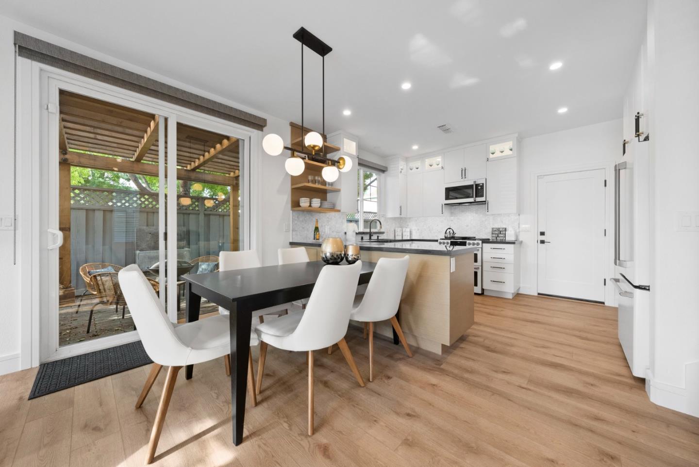 120 Harrison Avenue Campbell, CA 95008 - Photo 6 of 48 a view of kitchen with furniture and wooden floor