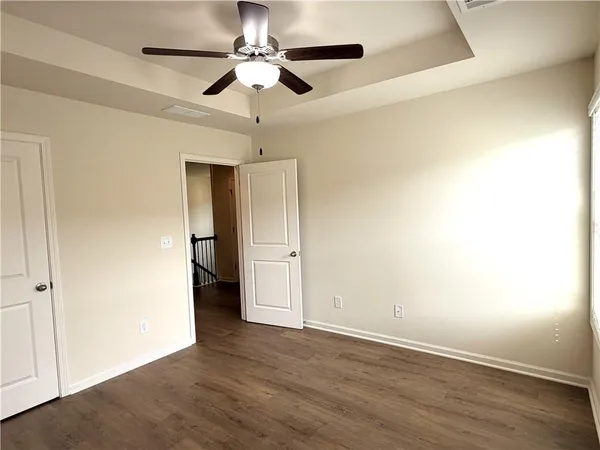 wooden floor in an empty room