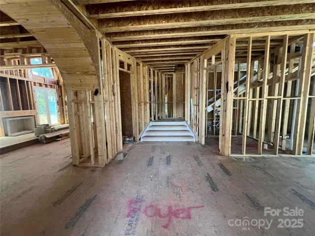 a view of a house with a glass door