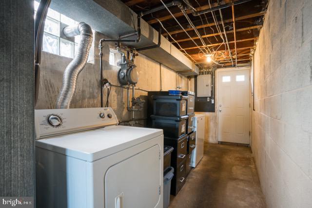 9075 Convent Avenue Philadelphia, PA 19136 - Photo 17 of 17 a utility room with dryer and washer