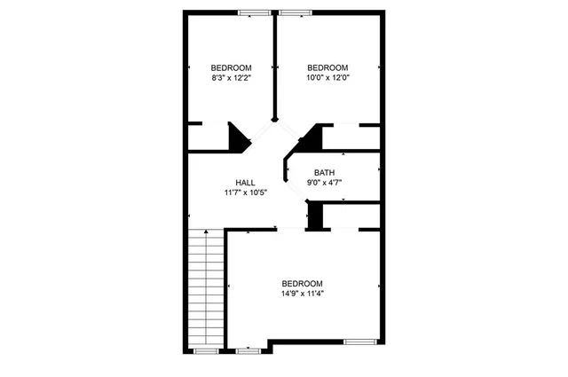 a picture of a park with a bench