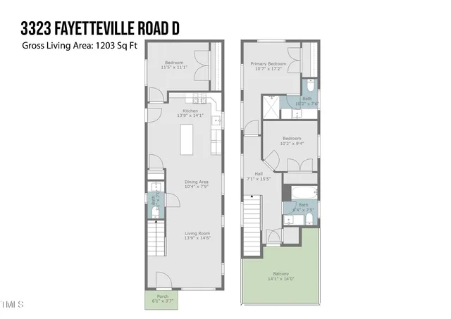 $334,500 | 3323 Fayetteville Street, Unit D, Durham, NC 27713
