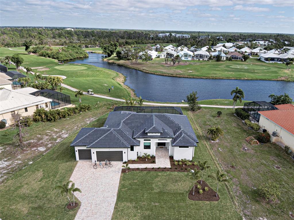 19 Windward Road Placida, FL 33946 - Photo 50 of 56 an aerial view of a house with a garden