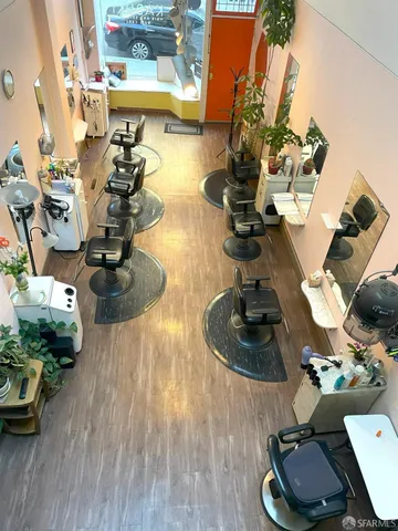 a kitchen with lots of counter top space