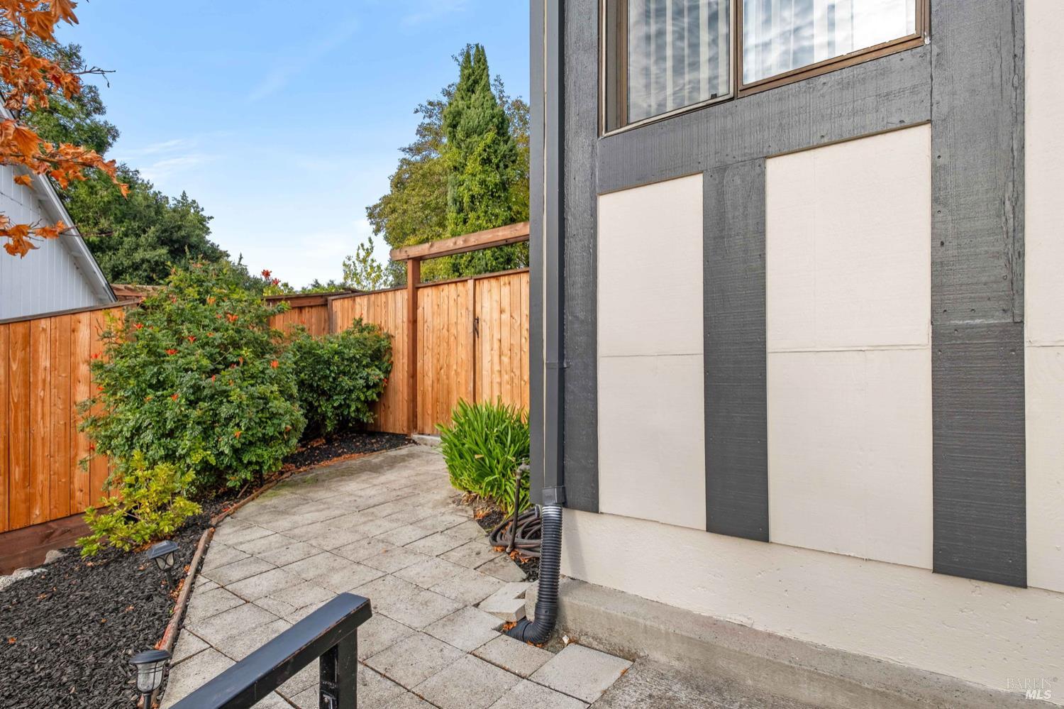 5044 Santa Rita Road El Sobrante, CA 94803 - Photo 23 of 27 a view of small yard with potted plants