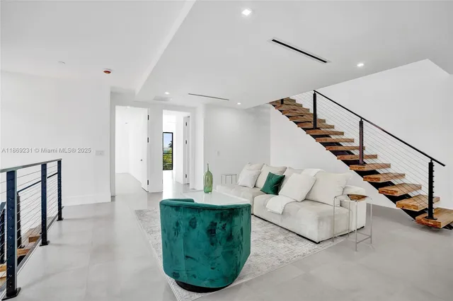 a view of a roof deck