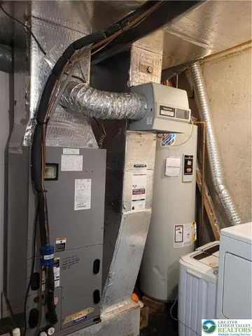 a view of a house with a large window