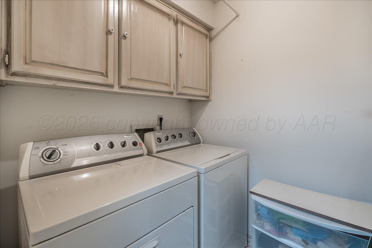 1615 South Bryan Street, Unit 1 Amarillo, TX 79102 - Photo 27 of 30 a utility room with dryer and washer