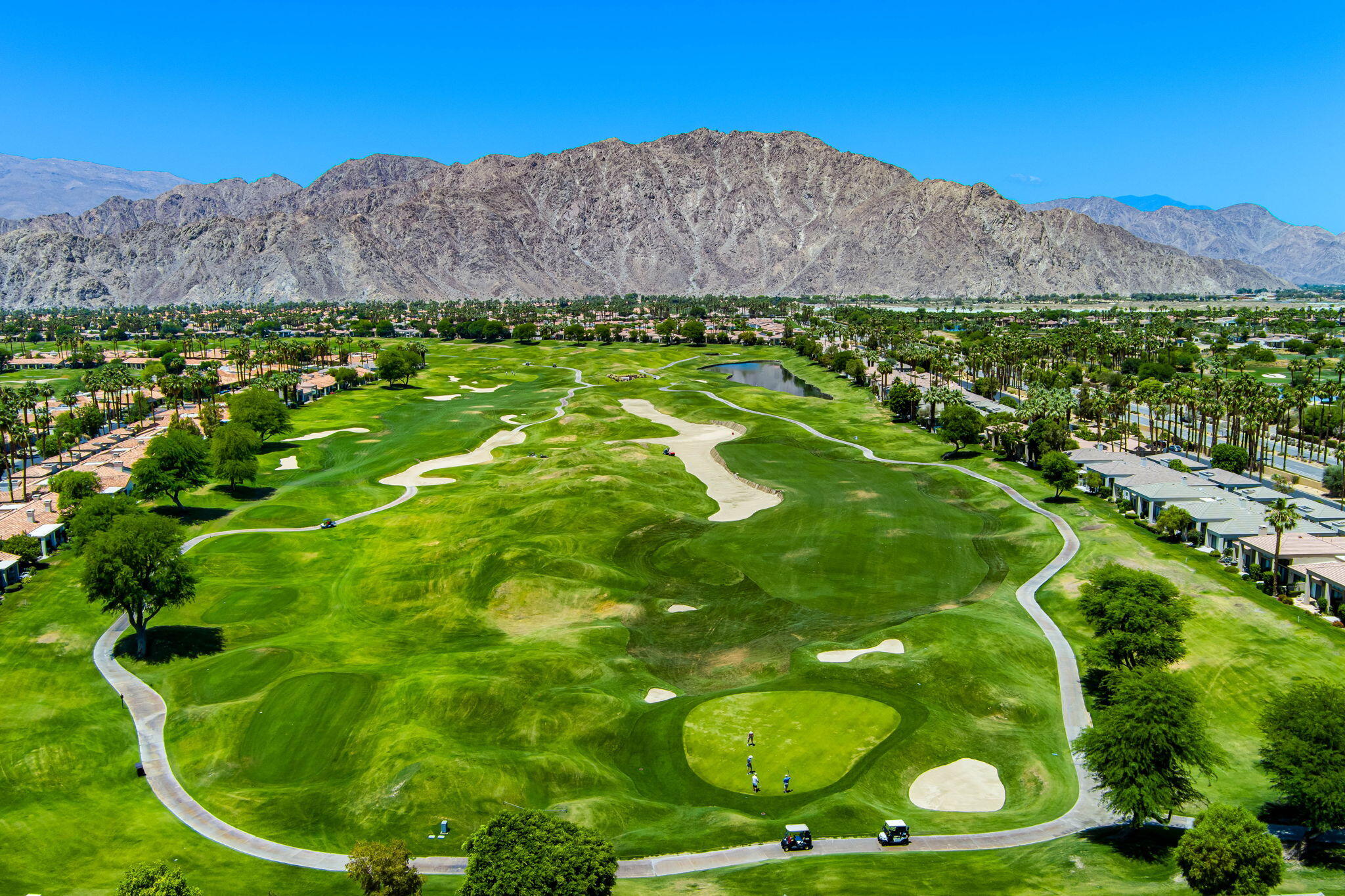 80601 Oak-Tree La Quinta, CA 92253 - Photo 35 of 64 a view of an aerial view of tennis court