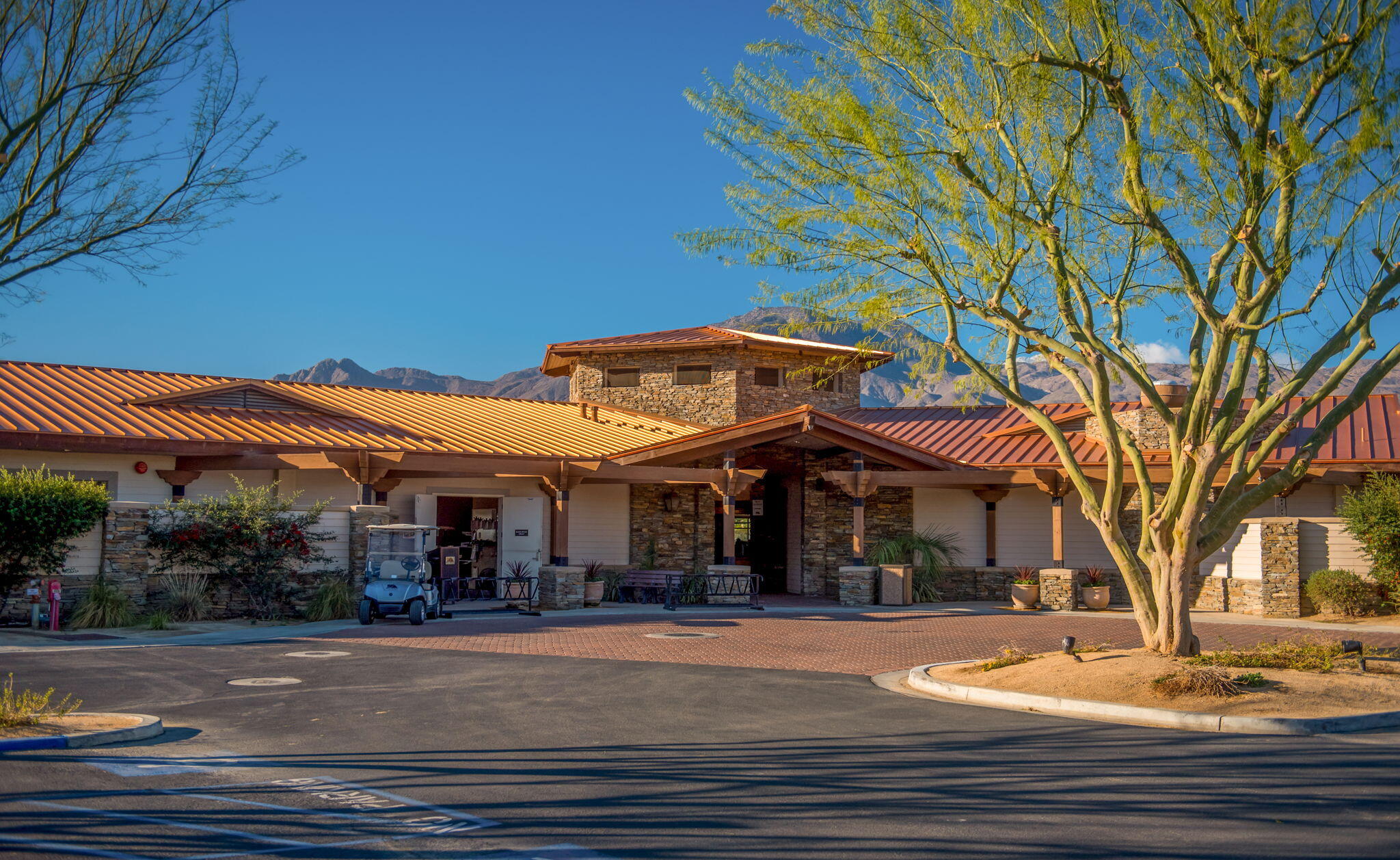 80601 Oak-Tree La Quinta, CA 92253 - Photo 58 of 64 front view of a house with a patio