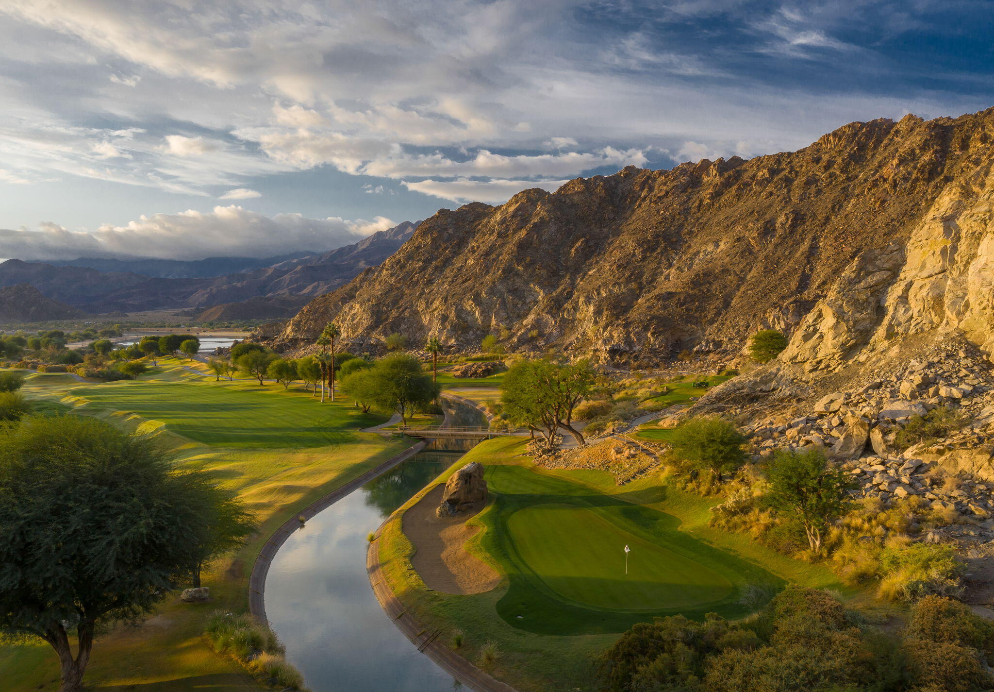 80601 Oak-Tree La Quinta, CA 92253 - Photo 61 of 64 a view of a lake from a balcony