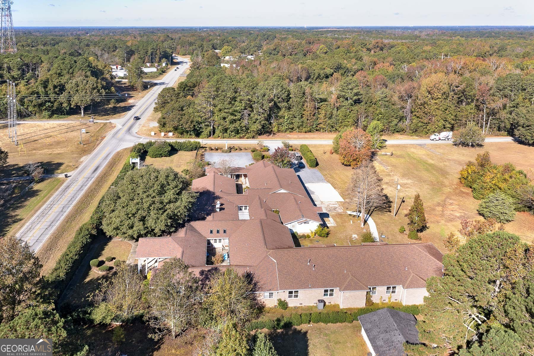 3084 Highway 81 Hampton, GA 30228 - Photo 53 of 57 an aerial view of residential houses with outdoor space