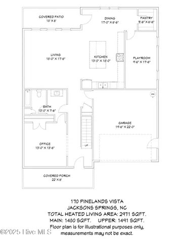 $500,000 | 170 Pinelands Vista, Jackson Springs, NC 27281