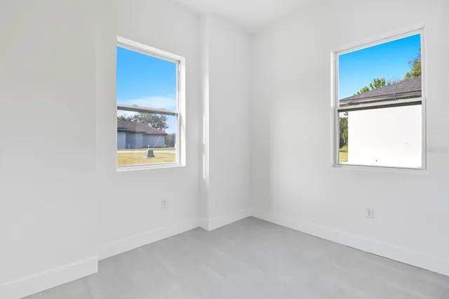 a view of empty room