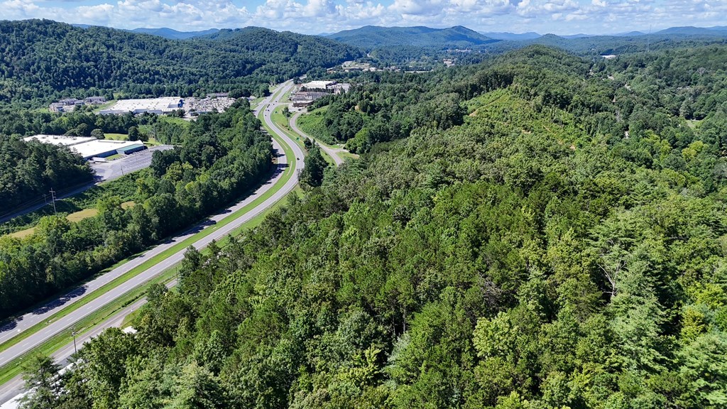 2201 Andrews Road Murphy, NC 28906 - Photo 10 of 11 an aerial view of a house with a lush green forest