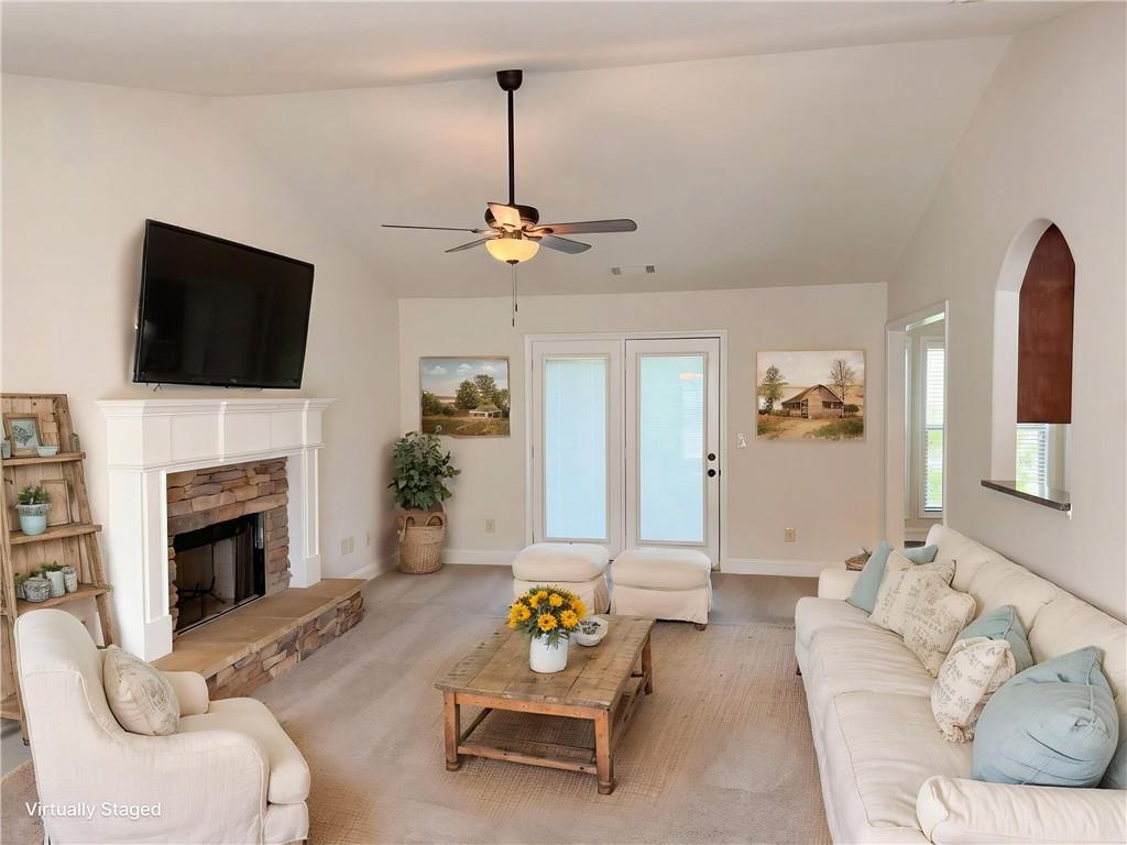 1948 Paynes Point Winder, GA 30680 - Photo 2 of 22 a living room with furniture and a fireplace