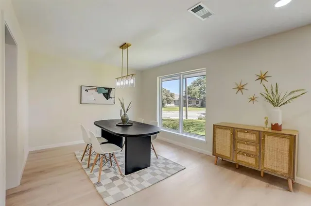 a view of a room with furniture window and outside view