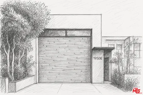 a front view of a house with a garage