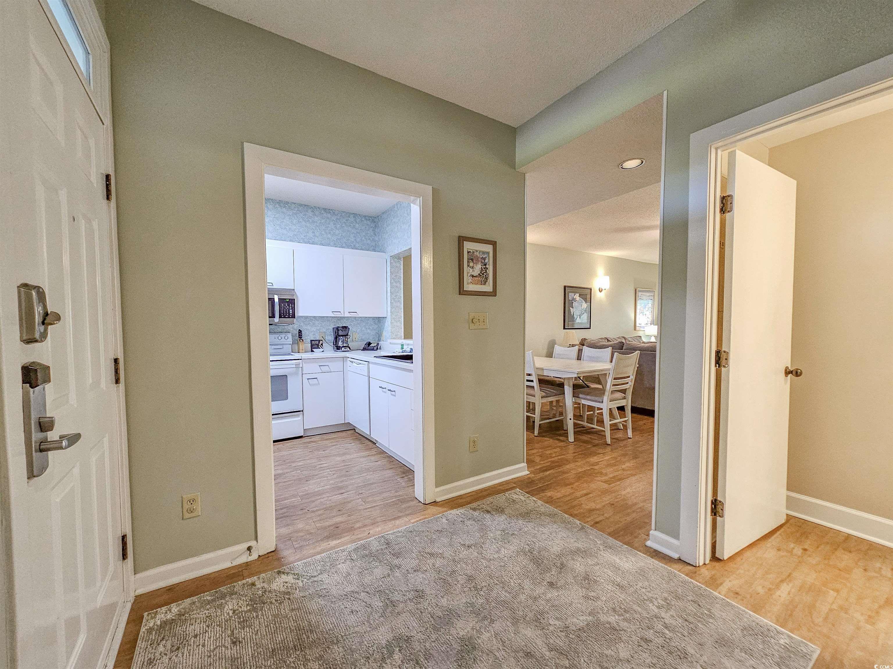 709 Appleby Way, Unit 7C Myrtle Beach, SC 29572 - Photo 4 of 40 Hall featuring light wood finished floors and recessed lighting