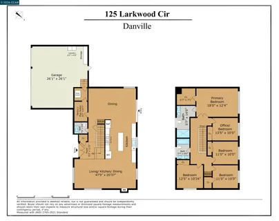 $1,795,000 | 125 Larkwood Circle, Danville, CA 94526