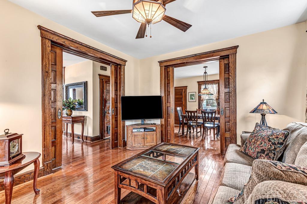 20 Codington Place Somerville, NJ 08876 - Photo 7 of 36 a living room with furniture a flat screen tv and a window