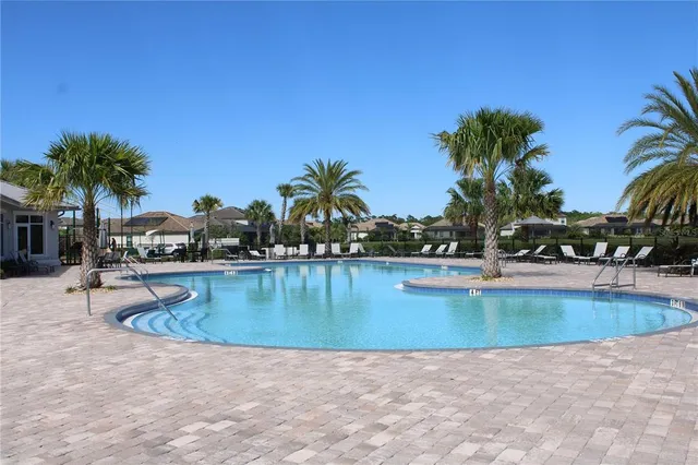 a view of outdoor space with swimming pool