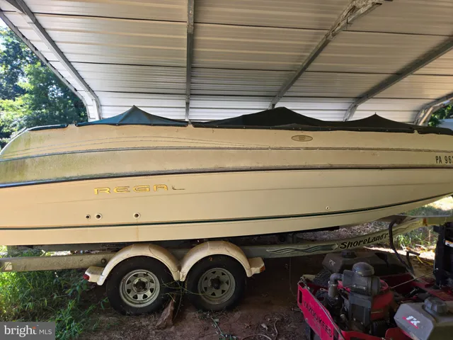 a backyard of a house