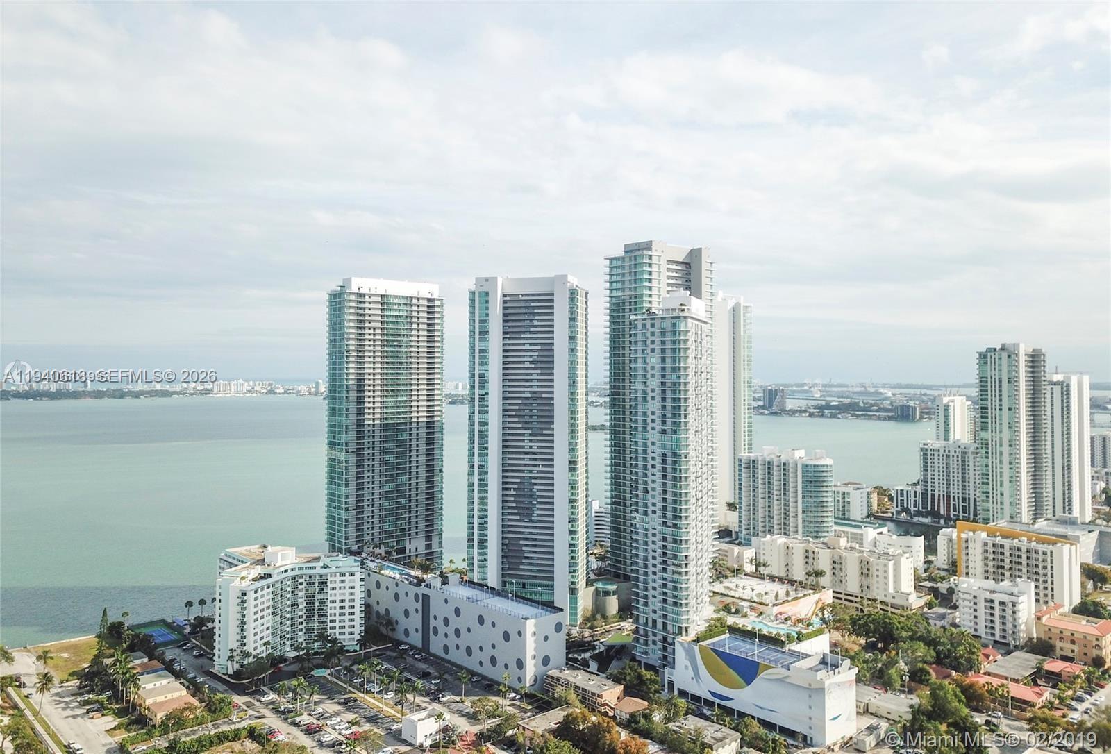 480 Northeast 31st Street, Unit 2307 Miami, FL 33137 - Photo 46 of 47 a view of a city with tall buildings