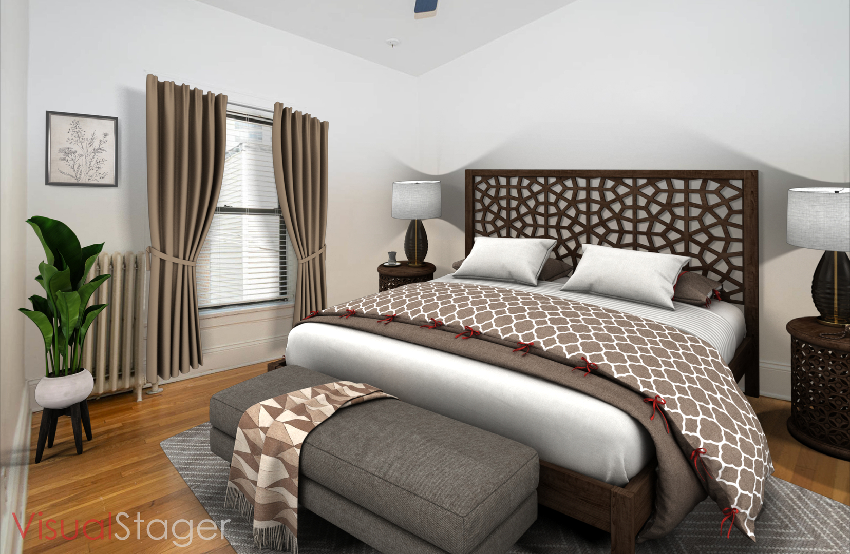 722 West Sheridan Road, Unit 3N Chicago, IL 60613 - Photo 10 of 14 a bedroom with furniture and a window