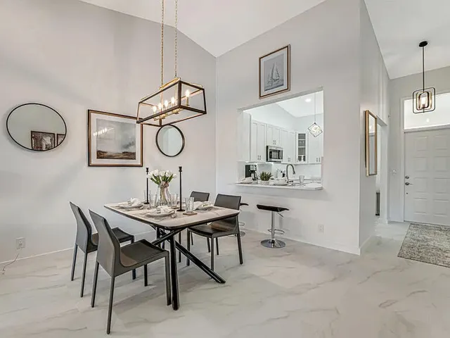 a kitchen with appliances and cabinets