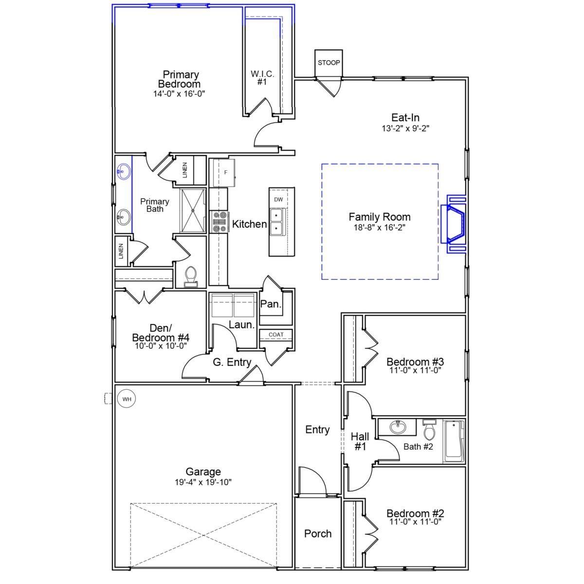 732 St Albans Loop Conway, SC 29526 - Photo 21 of 21 Floor plan