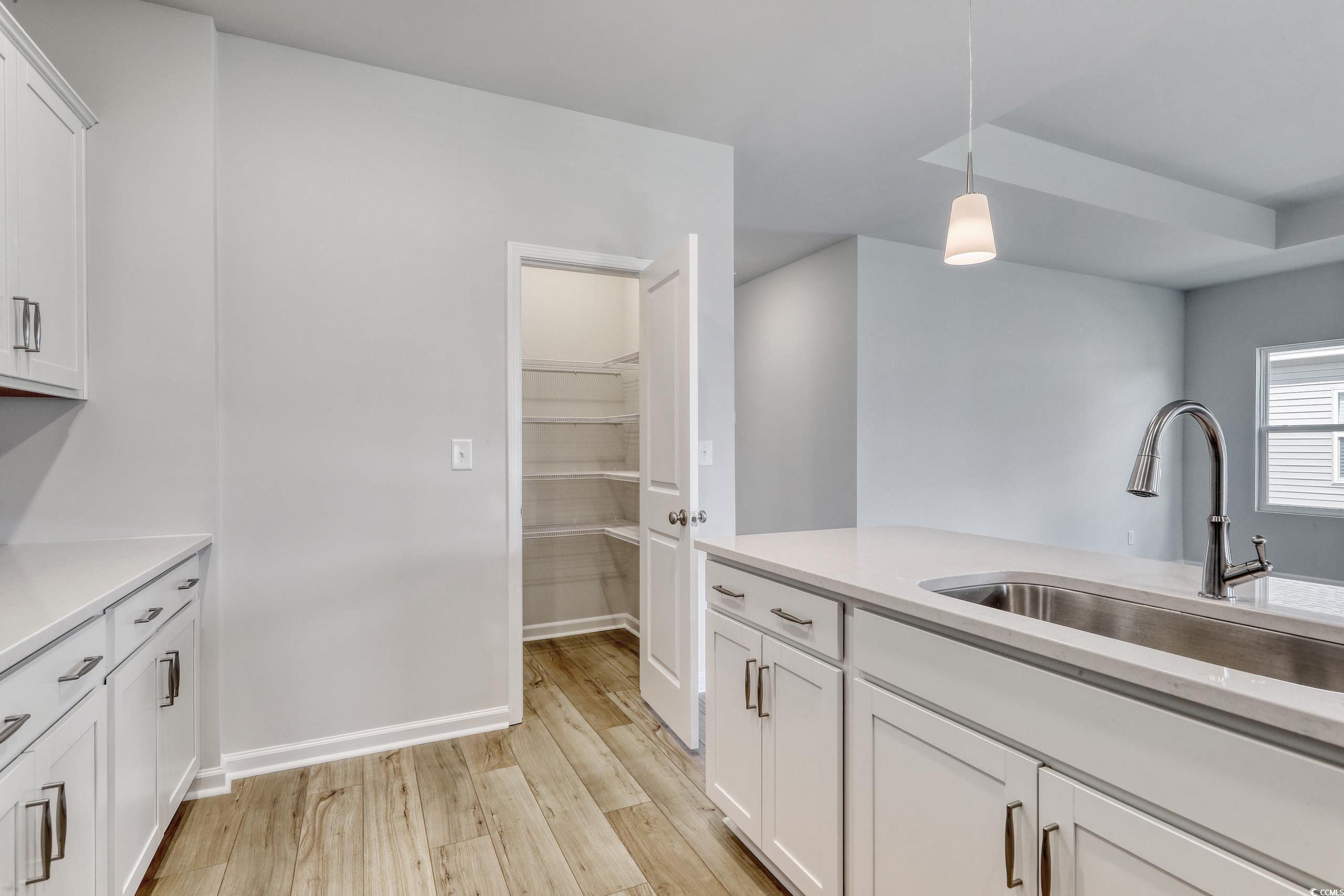 732 St Albans Loop Conway, SC 29526 - Photo 8 of 21 Kitchen featuring pendant lighting, sink, white ca