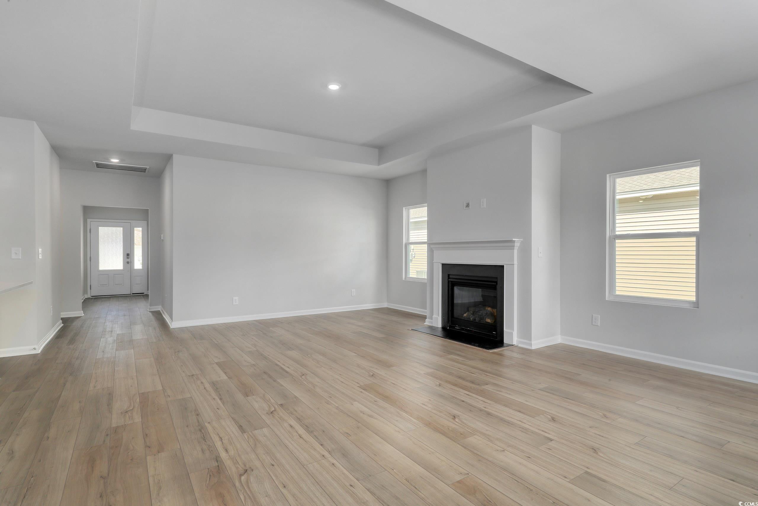732 St Albans Loop Conway, SC 29526 - Photo 9 of 21 Unfurnished living room featuring a raised ceiling
