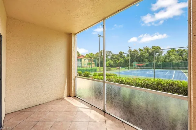 a view of a garden from a window