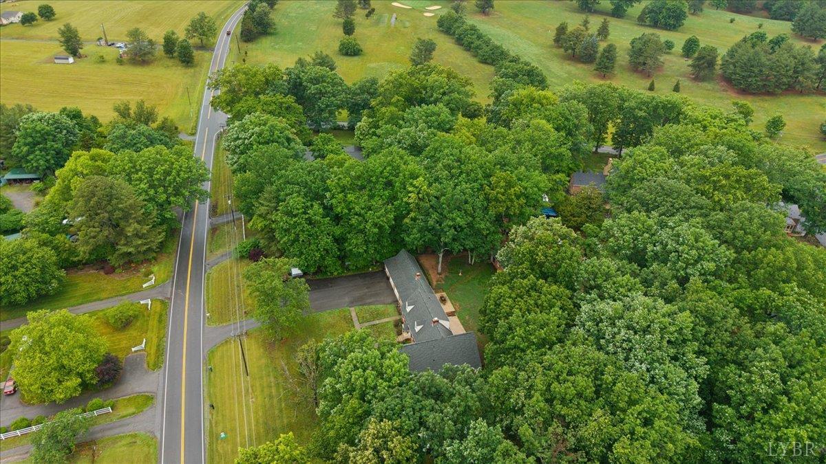 3289 Peaks Road Bedford, VA 24523 - Photo 66 of 71 an aerial view of residential house with outdoor space and trees all around