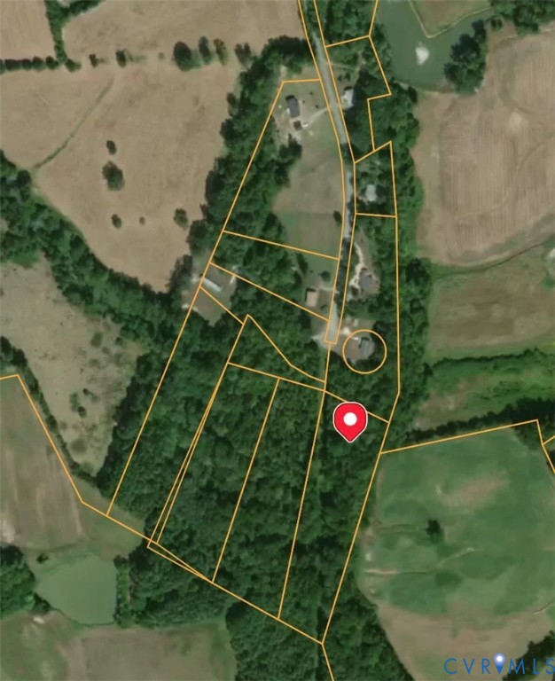 Aerial overview of property's location featuring p