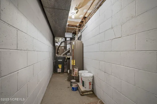 a view of storage and utility room