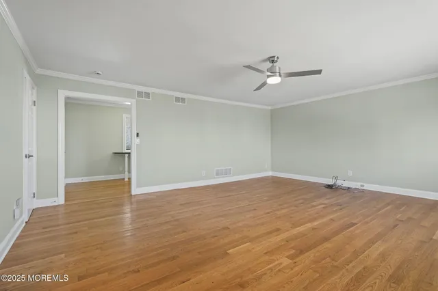 wooden floor in an empty room