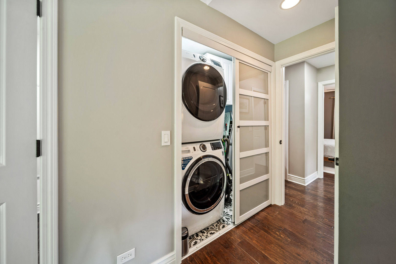 28W140 Mack Road Wheaton, IL 60189 - Photo 22 of 48 a close view of a utility room with washer and dryer