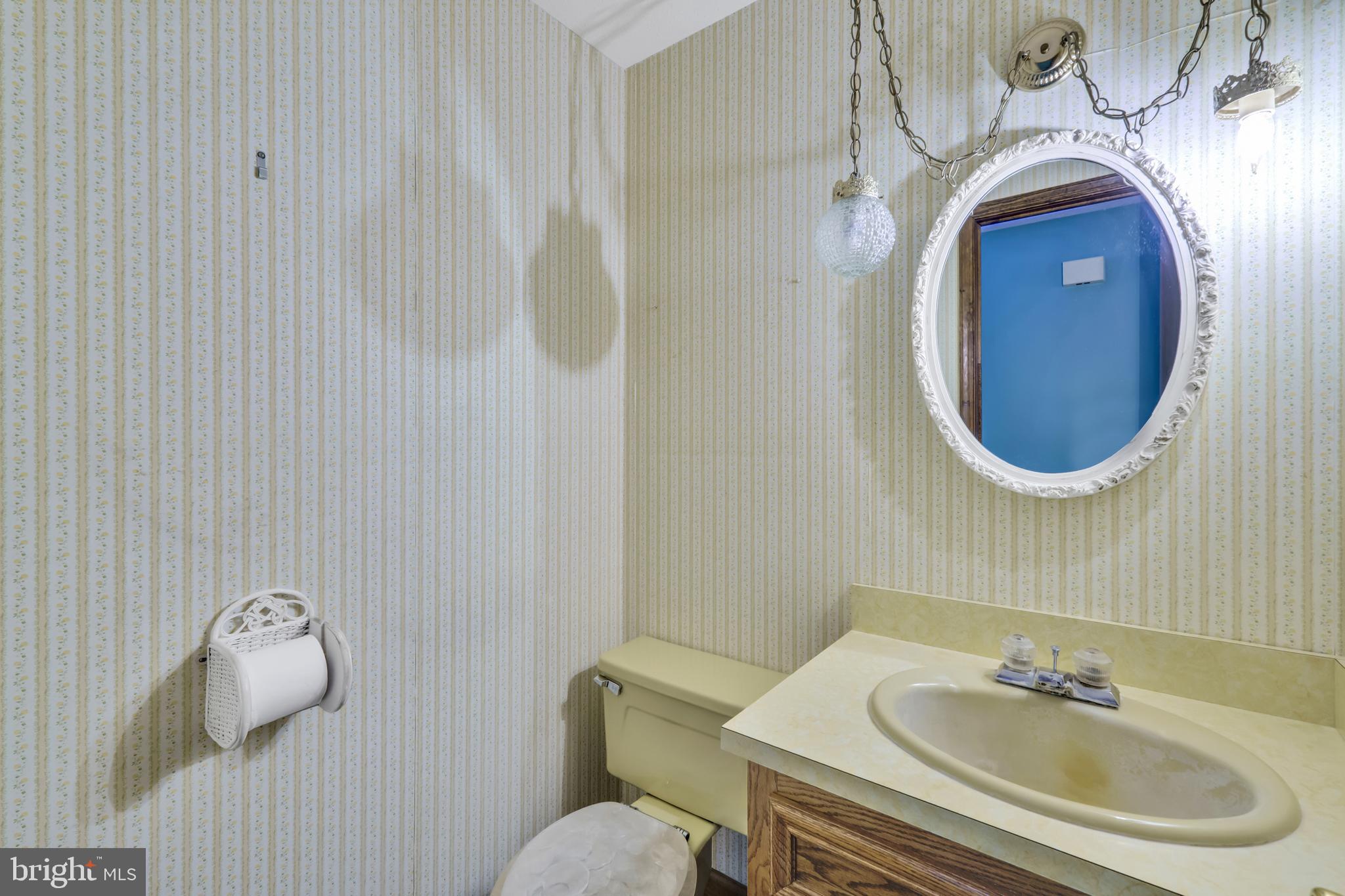 2333 Three Mile Run Road Perkasie, PA 18944 - Photo 24 of 43 a bathroom with a sink and a mirror