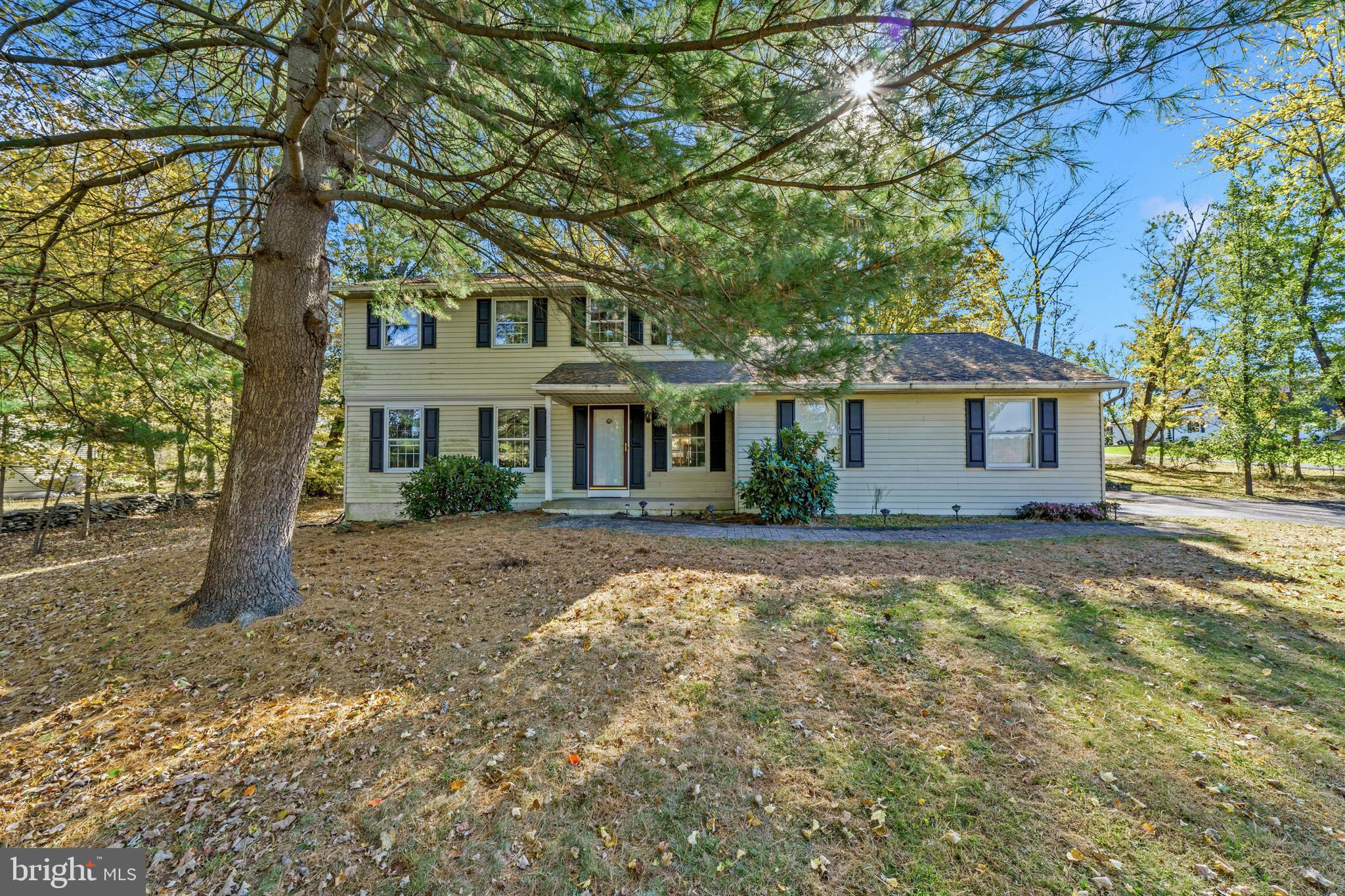 2333 Three Mile Run Road Perkasie, PA 18944 - Photo 4 of 43 front view of a house with a yard