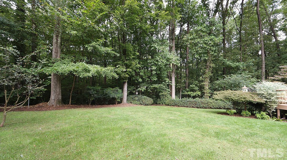 9627 Barton Creek Road Raleigh, NC 27615 - Photo 29 of 30 a view of a garden with a tree