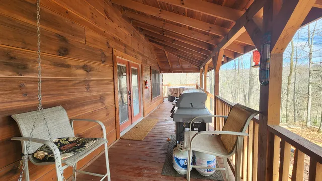 a view of balcony and patio