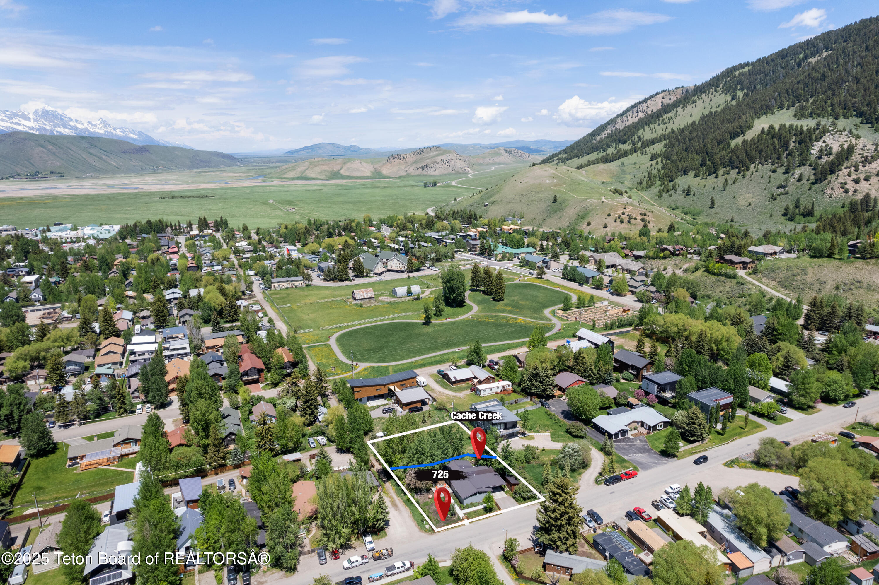 725 Cache Creek Drive Jackson, WY 83001 - Photo 33 of 36 Aerial