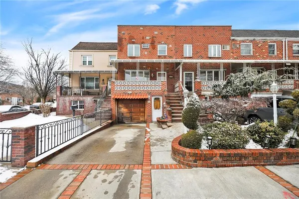 a front view of a house with entertaining space